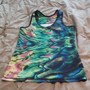 INKnBURN Colorful Swirl Women's Tank Top